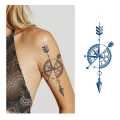 110*180 Natural Plant Color Temporary Juice Body Art Tattoo Sticker - Best For Birthday Gift  & Daily Wear (Party Wear / Festival Wear  Tattoo). 