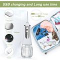 【LoLular design】New Portable Oral Irrigator Water Flosser Dental Water Jet Tools Pick Cleaning Teeth 350ml 5 Nozzles Mouth Washing Machine Floss. 
