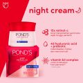 Ponds Age Miracle Wrinkle Corrector Night Cream 50Gm ,Made In Thailand. 