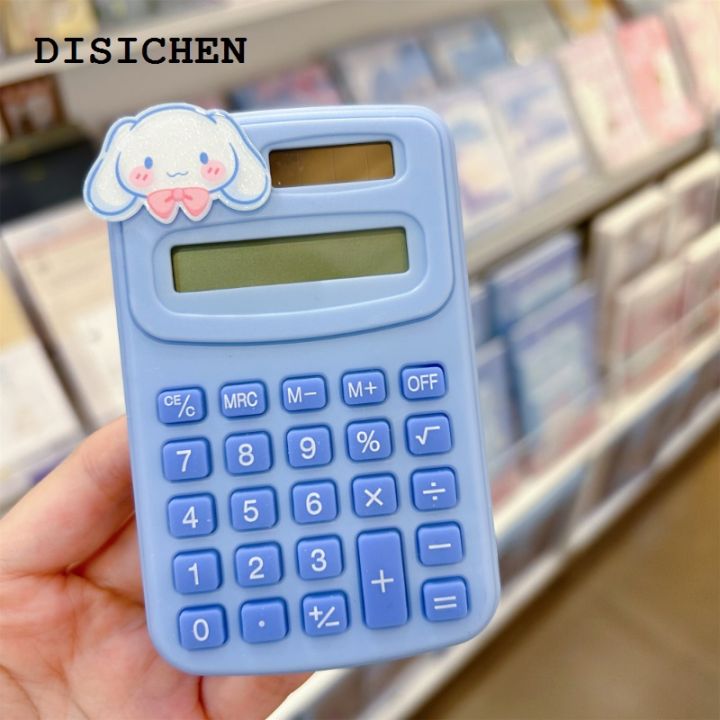DISICHEN%20Luxury%20Sanrio%20jade%20dog%20cute%20hello%20kitty%20candy%20color%20calculator%20kuromi%20portable%20small%20computer%20student%20supplies%20anime%20-%20Image%202