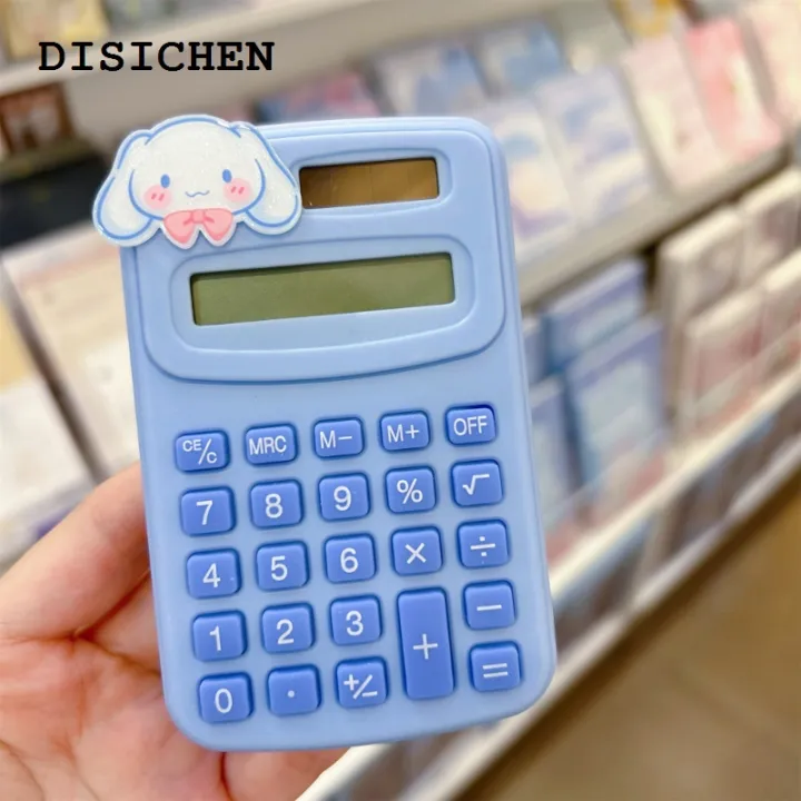 DISICHEN%20Luxury%20Sanrio%20jade%20dog%20cute%20hello%20kitty%20candy%20color%20calculator%20kuromi%20portable%20small%20computer%20student%20supplies%20anime%20-%20Image%202