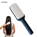 Sutuiying Rotatable Self Cleaning Hair Brush Telescopic Massage Airbag Comb 2025 Telescopic Cleaning Anti-static Hairdressing Air Cushion Comb. 