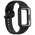 2025 New Watch Strap + Protective Case For Samsung Galaxy Fit 3 / Huawei Band 8 9 NFC Wrist Band Bracelet Silicone SmartWatch Watchband. 