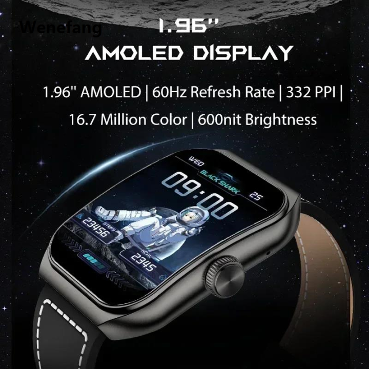 Wenefang%20%5BWorld%20Premiere%5DGlobal%20Version%20BLACKSHARK%20GT3%20Smart%20Watch%201.96''%20New%20Curved%20Amoled%20Display%20Support%20Bluetooth%20Call%20100+%20Sport%20Modes%20-%20Image%203