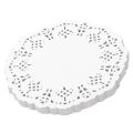 2 Pcs Acrylic Donut Stands 5.9 Inch & 100pcs Lace Doilies Paper 4.5 Inch Decorative Round Placemats, Liners. 