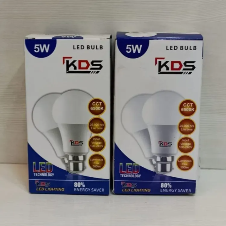 KDS 5 Watt Led Bulb-Pack Of 2