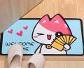 Cute Non-Slip Cartoon Printed Doormat (40*60cm) (Color May Vary). 