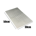 Embossed Aluminum Heat Shield, Exhaust Pipe Heat Shield and Automobile General Heat Insulation Aluminum Plate Replacement Spare Parts Accessories. 