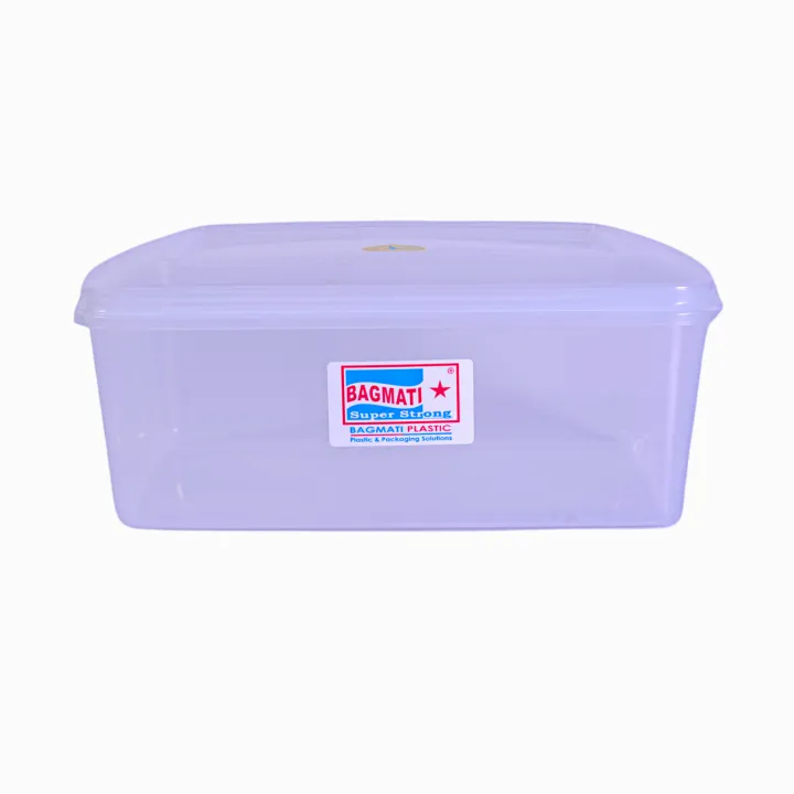 Bagmati%204%20Pcs%20White%20Transparent%20Rectangular%20Plastic%20Utility%20Container%20-%20Image%205