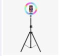 RGB LED Soft Ring Light MJ-30 (30 CM)  With Stand. 