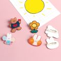 Fashion Cute Japanese Creative Cartoon Acrylic Brooch Girl Student Decoration Accessories Clothes Bag Pendant Badge Pin. 