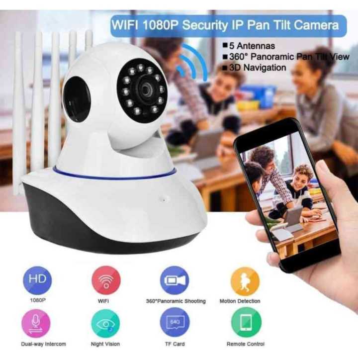 5%20Antenna%20WiFi%20Wireless%20Surveillance%20Night%20Vision%20CC%20Camera%20-1080p%20-%20Image%204