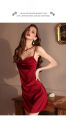 Pebbles Nepal Sexy Swing Collars Temptation Casual and Comfortable One-Piece Dress Style Sexy Intimate Wear. 
