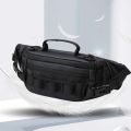 Camping Travel Waterproof Fishing Tackle Bags Large Capacity Zipper Pocket Fishing Lure Bag Chest Pack Multi Layer Fishing Waist Bag Hiking Climbing. 