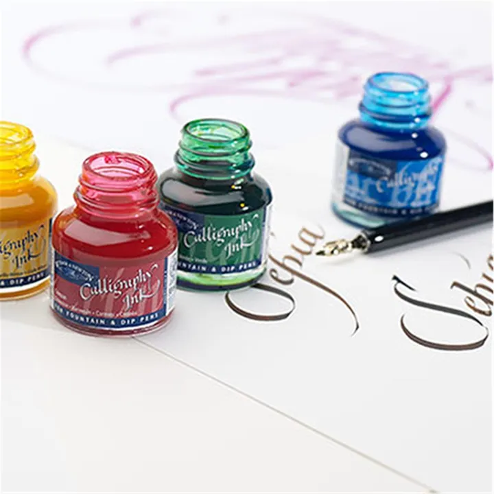 Winsor%20&%20Newton%20Calligraphy%206-Jar%20Ink%20Set,%2030Ml%20-%20Image%203