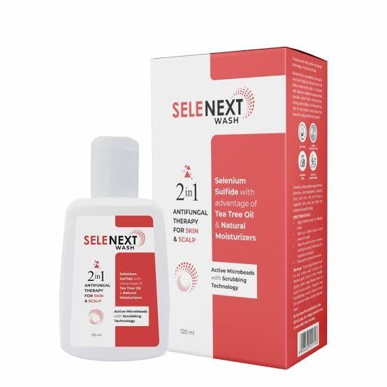 Selenext Wash - 120 Ml, Anti-fungal Agent, Selenium Sulfide Shampoo Hair Treatment