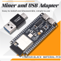 BTC Miner Solo Lottery Miner 70-80KH/S+USB Adapter Bitcoin BTC Miner Asic Mining WiFi Low Power Miner for Home Office. 