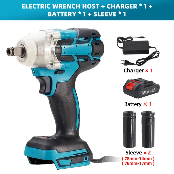 520N.m%20Cordless%20Electric%20Impact%20Wrench%20Brushless%20Electric%20Wrench%20Hand%20Drill%20Socket%20Power%20Tool%20For%20Makita%20388V%20Battery%20-%20Image%203
