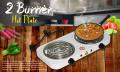 Double burner(Coil) Electric Hot Plate Stove. 