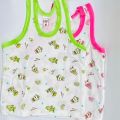 Pack Of 2 Cotton Top Tee for Kids Sleeveless Children Vest - Fashion | Vest For Babies | Kid's Wear |. 