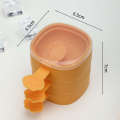 Creative Household Silicone Mold for Making Popsicles, Cream Bars, Cubes, Cheese Sticks, Ice Trays with Lid. 