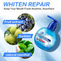 OEM Private Label Fruit Flavor Soda Whitening Toothpaste Teeth Cleaning Stains Removal High Quality Oral Healthy Toothpaste. 