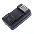 Universal Mobile Battery Charger LCD Indicator Screen US Plug. 