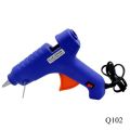 Hot Melt Glue Gun with 10pcs Glue Sticks 20-watt Blue. 