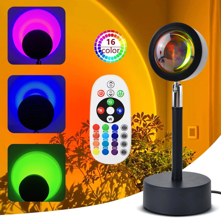 Accessories%20Point%2016%20Color%20RGB%20Sunset%20Projection%20Lamp%20LED%20Night%20Light%20USB%20Remote%20Control%20Lamp%20For%20Home%20Bedroom%20Wall%20Decor%20Rainbow%20Ambient%20Light%20-%20Image%202