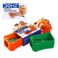Doms Pencil Sharpener | 20 Pcs Pack | Multicolor | For Smooth & Fine Point Sharpening. 
