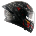 AXOR APEX VENOMOUS GREY MATT BLACK FULL FACE MOTORCYCLE HELMET | RIDERS CHOICE NEPAL. 