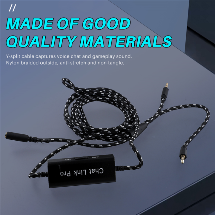 Noise%20reduction%20line%20Chat%20Link%20Pro%20Cable%20for%20HD60%20X%20-%20Image%203