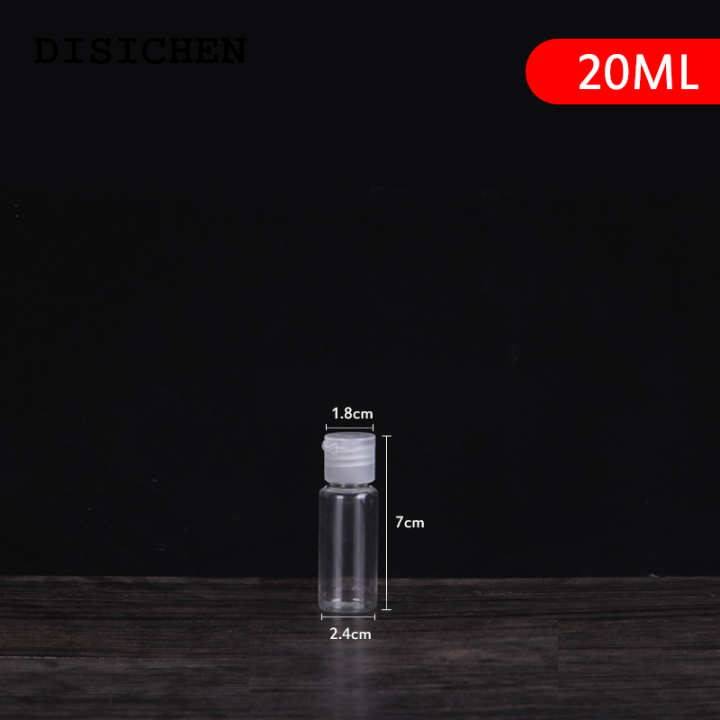DISICHEN%20Profesional%201Pc%205/10/30/50/80/120/200/250%20Ml%20Plastic%20Transparent%20Bottle%20Refillable%20Butterfly%20Cap%20Makeup%20Tool%20Sub-bottling%20Clamshell%20Bottle%20-%20Image%208