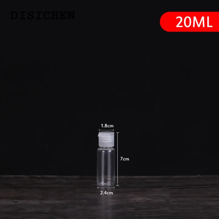 DISICHEN%20Profesional%201Pc%205/10/30/50/80/120/200/250%20Ml%20Plastic%20Transparent%20Bottle%20Refillable%20Butterfly%20Cap%20Makeup%20Tool%20Sub-bottling%20Clamshell%20Bottle%20-%20Image%208