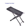 Guitar Foot Rest Stool Height Adjustable Foot Stand Excellent Stability With Rubber End Caps And Non-slip Rubber Pad, Foot Bench Guitar Accessories. 