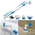 Rechargeable Cordless Electric Spin Scrubber With 3 Replaceable Brush Heads And 1 Extension Arm. 