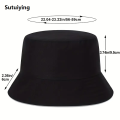 Sutuiying 1pc Snoopy Printed Bucket Hat Breathable Sun Hat Outdoor Sports Vacation Travel Foldable Fisherman Cap For Men Women Spr. 