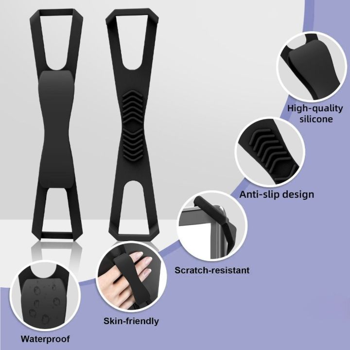 NEW%20Silicone%20Tablet%20Secure%20Hand%20Strap%20Ergonomic%206/7/8/10%20inch%20eReader%20Holder%20High%20Elastic%20Portable%20Finger%20Grip%20for%20Kindle/Kobo/Boox/Lenovo%20Handheld%20Reading%20-%20Image%205