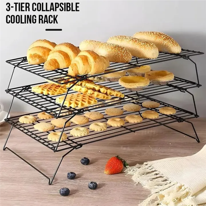 Stainless%20Steel%20Non-Stick%20Baking%20Tray%20with%20Wire%20Grid,%20Cooling%20Rack%20for%20Oven,Foldable%20Three-Piece%20Cake%20Cooling%20Rack%20-%20Image%208