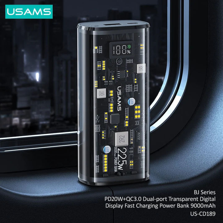 USAMS%209000mAh%2020W%20Fast%20Charging%20Power%20Bank%20PD%20QC%203.0%20Digital%20Display%20Powerbank%20By%20PMH%20Tech%20-%20Image%203