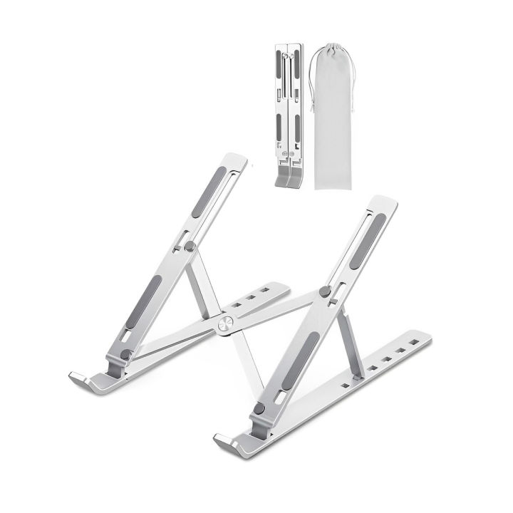 Aluminum%20Alloy%20Metal%20Adjustable%20Laptop%20Stand%20for%2010%20to%2017%20Inches%20Macbook/Laptops/Tab%20-%20Image%203