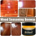 Natural Beeswax Polish Wood Furniture Cleaner for Wood products, Floor to Beautify & Protect -80g. 