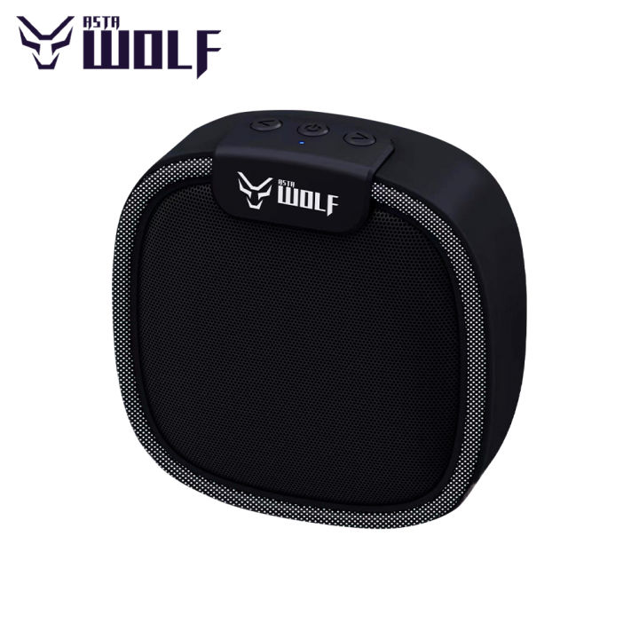 Asta WOLF Banger | 5W Portable Bluetooth Speaker | Dual Pairing TWS | 12 Hours Play Back | Powerful Speaker | IPX4 Water Resistant |