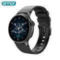 Armor PULSE Smart Watch 1.43" AMOLED Display, Bluetooth Calling, Always-On Display, 1 ATM Water Resistant, Wireless Charging with Free Extra Strap. 
