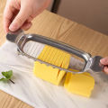 Butter And Cheese Slicer, Stainless Steel Multipurpose Cheese Slicer Food Cutter, Butter Slicer Cutter Cheese Slicer Durable GHAN. 
