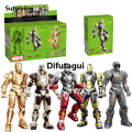 Difutagui Iron Man Tony Stark Blind box MK21 MK25 MK24 Spider-Man Miles Morales Fashion Hot Selling Venom Action Figure Anime Doll Movable Collection Toy Gift. 