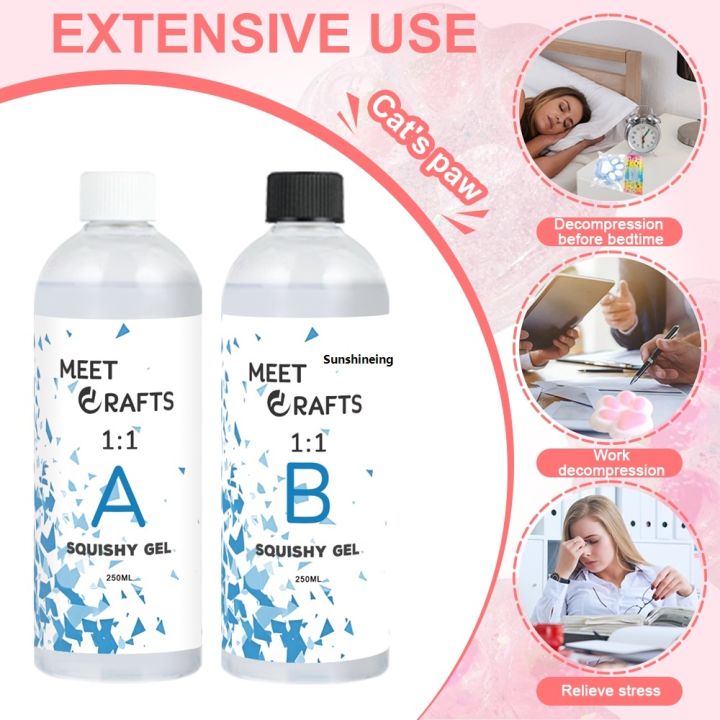 Meetcrafts%20500ml/1000ml%201:1%20AB%20Liquid%20Squishy%20Resin%20Gel%20Hitohada%20Gel%20Jelly%20Squishy%20Handmade%20DIY%20Decompression%20Squeezing%20Toy%20-%20Image%203