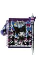 Assorted Mini Cute Spiral Kawaii Kuromi Note Book Schedule Or Journal Notebook Stationary Accessories with Kuromi Pencil. 