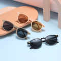 Linman 2023 New Children'S Sunglasses Baby Bear Frame SunglasHot Selling ses Cute Boys and Girls Cartoon Sunscreen Photo Glasses. 