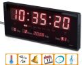 Khopo LED Digital Calendar JH3615 Digital LED Wall Clock, Length 36 cm with Calendar and Temperature Display. 